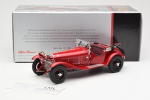 Alfa Romeo 6C 1750 GS Spider Bordeaux Roșu CMC 1:18 M-138 Metal - imaginea 6 din 6