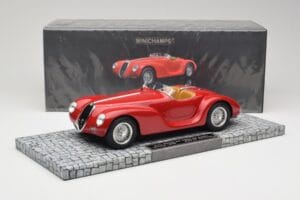 Alfa Romeo 6C 2500 SS Corsa Spider Roșu Minichamps 1:18 107120230 Rășină - imaginea 6 din 6
