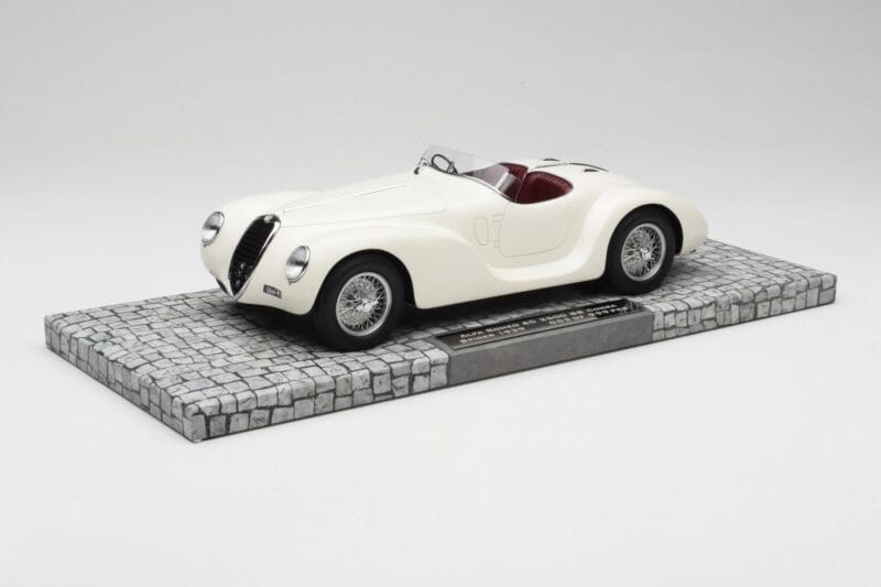 Alfa Romeo 6C 2500 SS Corsa Spider Alb Minichamps 1:18 107120232 Rășină