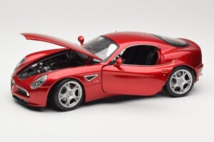Alfa Romeo 8C Competizione Roșu Bburago 1:18 18-11021 Metal - imaginea 2 din 8