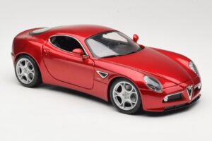 Alfa Romeo 8C Competizione Roșu Bburago 1:18 18-11021 Metal - imaginea 6 din 8