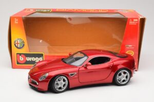 Alfa Romeo 8C Competizione Roșu Bburago 1:18 18-11021 Metal - imaginea 8 din 8