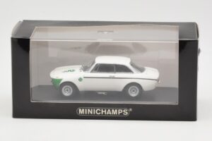 Alfa Romeo Giulia 1300 GTA Junior Alb Minichamps 1:43 400120601 Metal - imaginea 3 din 3
