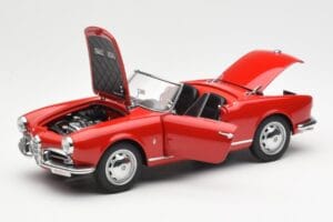 Alfa Romeo Giulietta 1300 Spider Roșu AUTOart 1:18 70157 Metal - imaginea 2 din 8