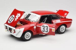 Alfa Romeo GTA 1300 Junior #33 T. Hezemans / G. van Lennep Hezemans Jarama 1972 Minichamps 1:18 100721233 Metal - imaginea 2 din 8