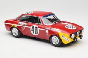 Alfa Romeo GTA 1300 Junior #40 F. Picchi / J-C. Chasseuil Division 1 Winners 12 Hours of Paul Ricard 1971 Minichamps 1:18 155 - imaginea 4 din 6