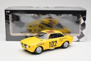Alfa Romeo GTA 1300 #102 Squadra Corse R. Zanetti / M. Ruspa / Monzeglio Targa Florio 1971 Minichamps 1:18 155711202 Metal - imaginea 6 din 6