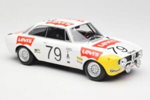 Alfa Romeo GTA 1300 #79 H. Rubens / C. Van Ryn 24 Hours of Spa 1971 Minichamps 1:18 155711279 Metal - imaginea 4 din 6