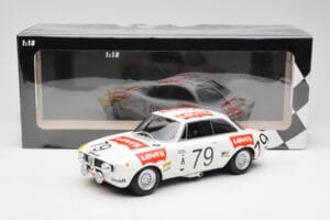 Alfa Romeo GTA 1300 #79 H. Rubens / C. Van Ryn 24 Hours of Spa 1971 Minichamps 1:18 155711279 Metal - imaginea 6 din 6