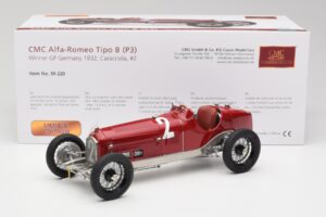 Alfa Romeo P3 #2 R. Caracciola German GP Winner 1932 CMC 1:18 M-220 Metal - imaginea 6 din 6