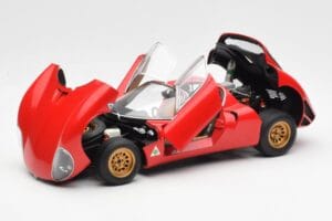 Alfa Romeo 33 Stradale Roșu AUTOart 1:18 70191 Metal - imaginea 2 din 8