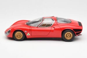 Alfa Romeo 33 Stradale Roșu AUTOart 1:18 70191 Metal - imaginea 4 din 8