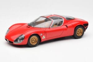 Alfa Romeo 33 Stradale Roșu AUTOart 1:18 70191 Metal