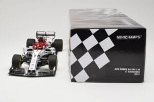 Alfa Romeo Racing C38 #7 K. Raikkonen F1 2019 Minichamps 1:18 110190007 Metal - imaginea 6 din 6