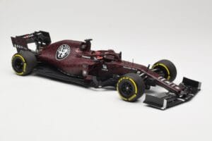 Alfa Romeo Racing C38 #7 K. Raikkonen Valentine's Day Livery Shakedown Fiorano 14th February 2019 Minichamps 1:18 110199907 M - imaginea 4 din 6