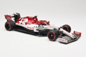 Alfa Romeo Racing C39 #7 K. Raikkonen Styrian GP 2020 Minichamps 1:18 110200207 Metal - imaginea 4 din 6