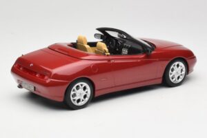 Alfa Romeo Spider 916 Proteo Red Metallic Norev 1:18 187854 Metal - imaginea 2 din 6