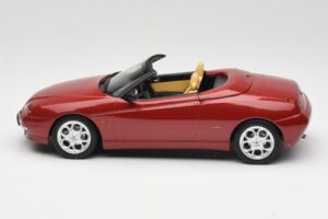 Alfa Romeo Spider 916 Proteo Red Metallic Norev 1:18 187854 Metal - imaginea 3 din 6