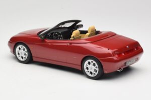 Alfa Romeo Spider 916 Proteo Red Metallic Norev 1:18 187854 Metal - imaginea 5 din 6