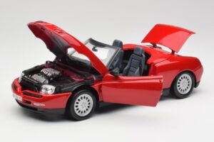 Alfa Romeo Spider 916 Alfa Roșu Maisto 1:18 50278 Metal - imaginea 2 din 8