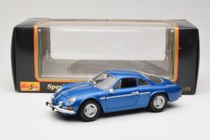 Alpine A110 1600S Albastru Maisto 1:18 31850 Metal - imaginea 8 din 8
