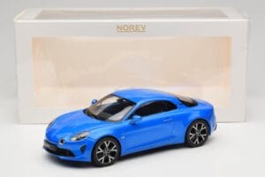 Alpine A110 A120 Alpine Blue Norev 1:18 185330 Metal - imaginea 6 din 6