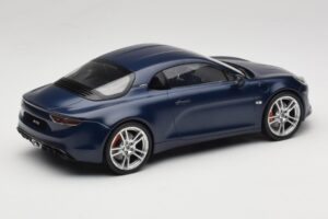 Alpine A110 S A120 Matte Storm Blue Norev 1:18 185444 Metal - imaginea 2 din 6