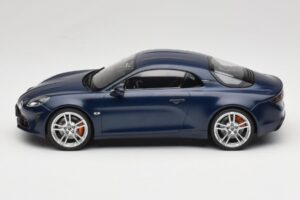 Alpine A110 S A120 Matte Storm Blue Norev 1:18 185444 Metal - imaginea 3 din 6