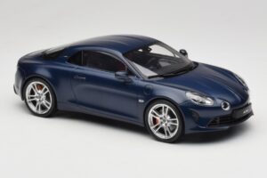 Alpine A110 S A120 Matte Storm Blue Norev 1:18 185444 Metal - imaginea 4 din 6