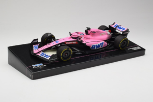 Alpine A522 BWT #14 F. Alonso BWT Alpine F1 Team Bahrain Grand Prix 2022 Minichamps 1:18 147220114 Rășină - imaginea 2 din 7