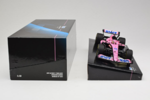 Alpine A522 BWT #14 F. Alonso BWT Alpine F1 Team Bahrain Grand Prix 2022 Minichamps 1:18 147220114 Rășină - imaginea 6 din 7