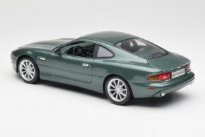 Aston Martin DB7 Vantage Verde Maisto 1:18 36880 Metal - imaginea 7 din 8
