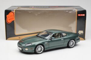 Aston Martin DB7 Vantage Verde Maisto 1:18 36880 Metal - imaginea 8 din 8