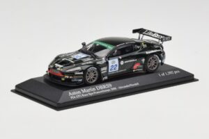 Aston Martin DBRS9 #22 Barwell Motorsport A. Needell FIA GT3 European Championship Spa 2006 Minichamps 1:43 400061322 Metal - imaginea 2 din 4