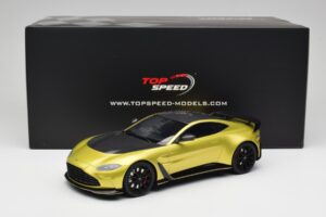 Aston Martin V12 Vantage Final Edition Cosmopolitan Yellow TopSpeed 1:18 TS0453 Metal - imaginea 6 din 6