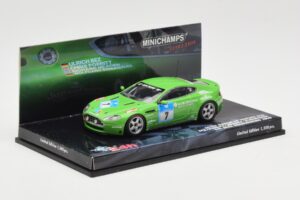 Aston Martin V8 Vantage N24 #7 U. Bez / Porritt / R. Meaden 24 Hours Nurburgring 2008 Minichamps 1:43 437081307 Metal - imaginea 2 din 4