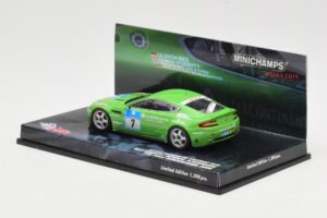 Aston Martin V8 Vantage N24 #7 U. Bez / Porritt / R. Meaden 24 Hours Nurburgring 2008 Minichamps 1:43 437081307 Metal - imaginea 3 din 4