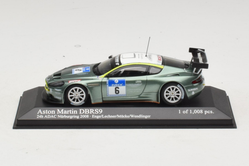 Aston Martin DBRS9 #6 M. Engel / K. Lechner ADAC 24 Hours Nurburgring 2008 Minichamps 1:43 Aston Martin DBRS9 #6 M. Engel / K. Lechner ADAC 24 Hours Nurburgring 2008 Minichamps 1:43 400081306 Metal