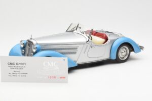 Audi 225 Front Roadster Albastru Argintiu CMC 1:18 M-075B Metal