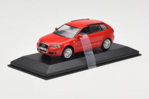 Audi A3 8P Sportback Roșu Minichamps 1:43 5010403023 Metal - imaginea 2 din 4