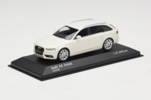 Audi A4 B8 Avant Alb Minichamps 1:43 410011010 Metal - imaginea 2 din 5