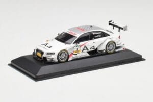 Audi A4 B8 #9 T. Kristensen DTM 2008 Minichamps 1:43 400081809 Metal - imaginea 2 din 4