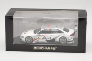 Audi A4 B8 #9 T. Kristensen DTM 2008 Minichamps 1:43 400081809 Metal - imaginea 4 din 4