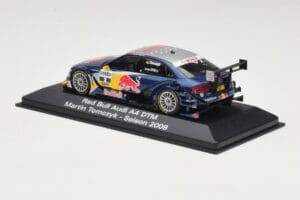 Audi A4 B8 #2 Red Bull M. Tomczyk DTM 2008 Minichamps 1:43 5020800133 Metal - imaginea 3 din 4