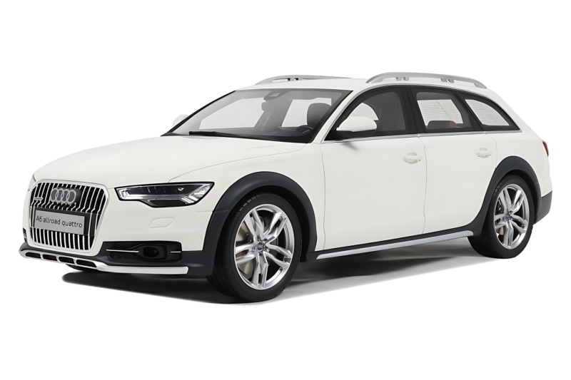 Audi A6 Allroad C7 Ibis White Otto 1:18 OT1286 Rășină