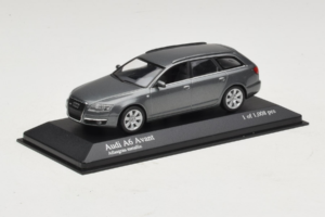 Audi A6 C6 Avant Grey Metallic Minichamps 1:43 400013011 Metal - imaginea 2 din 5
