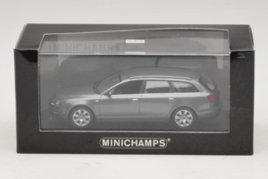 Audi A6 C6 Avant Grey Metallic Minichamps 1:43 400013011 Metal - imaginea 5 din 5