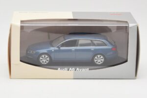 Audi A6 C6 Avant Stratos Blue Minichamps 1:43 5010406223 Metal - imaginea 4 din 4