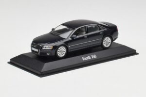 Audi A8 D3 Mauritius Albastru Metallic Minichamps 1:43 5010508123 Metal - imaginea 2 din 4