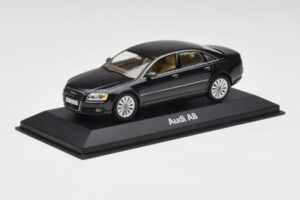 Audi A8 D3 Phantom Negru Minichamps 1:43 5010508133 Metal - imaginea 2 din 4